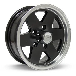 RTX Wheels – Mite – Black – 13″x5″ 0mm – Summer Wheels – 082528